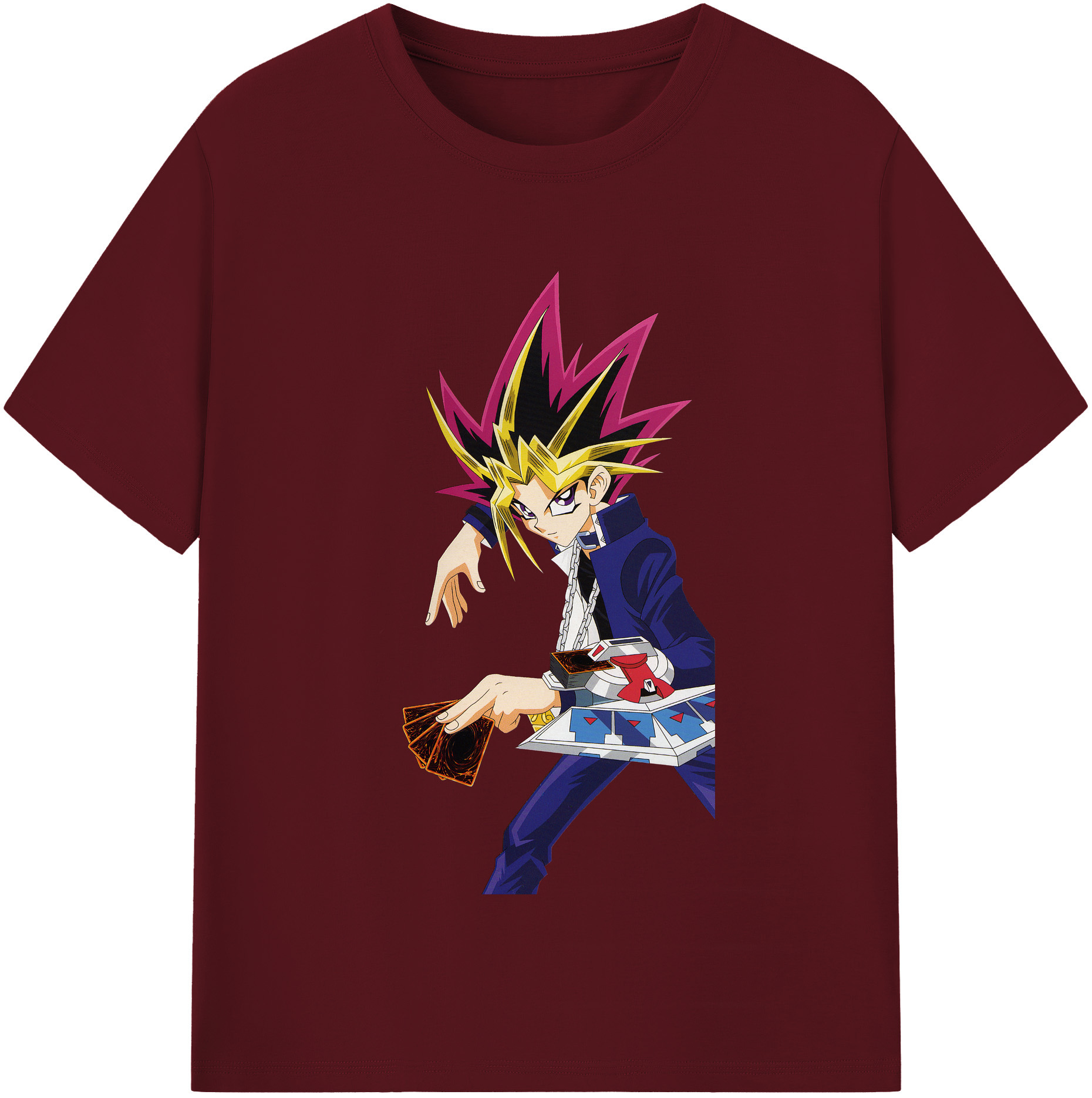 （画像用） 遊☆戯☆王 Yu-Gi-Oh! 綿100％半袖Tシャツ（フロントプリント）
